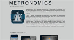 Desktop Screenshot of metronomicsapp.com